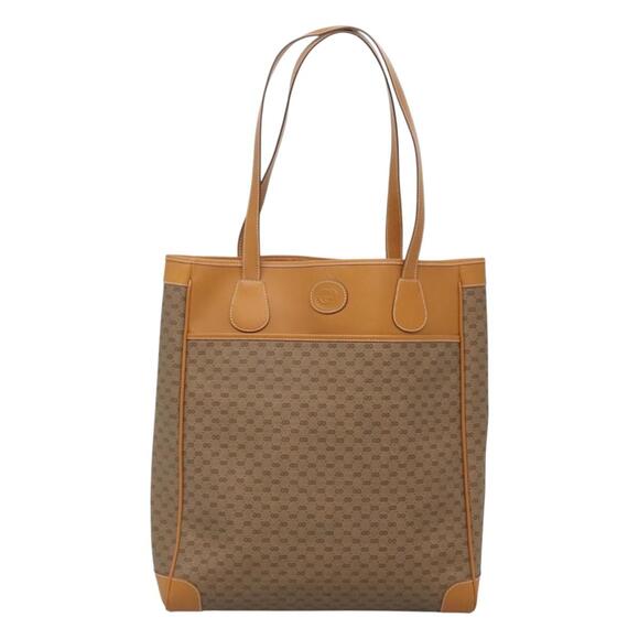 GUCCI Micro GG Supreme Tote Bag Pvc Beige Gold 002 39 002 39 - Picture 2 of 16